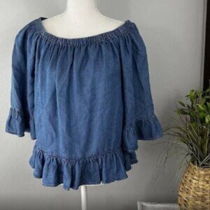 📦Bundle for $5! NWOT Jane and Delancey off the shoulder ruffle top size XL